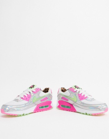 Nike Air Max 90 Iridescent Multi Colored Visebojne - Ženske Tenisice | 89142RZYI